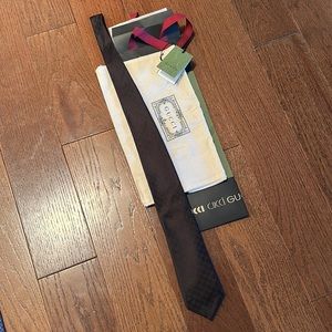 Gucci - GG Pattern Silk Tie